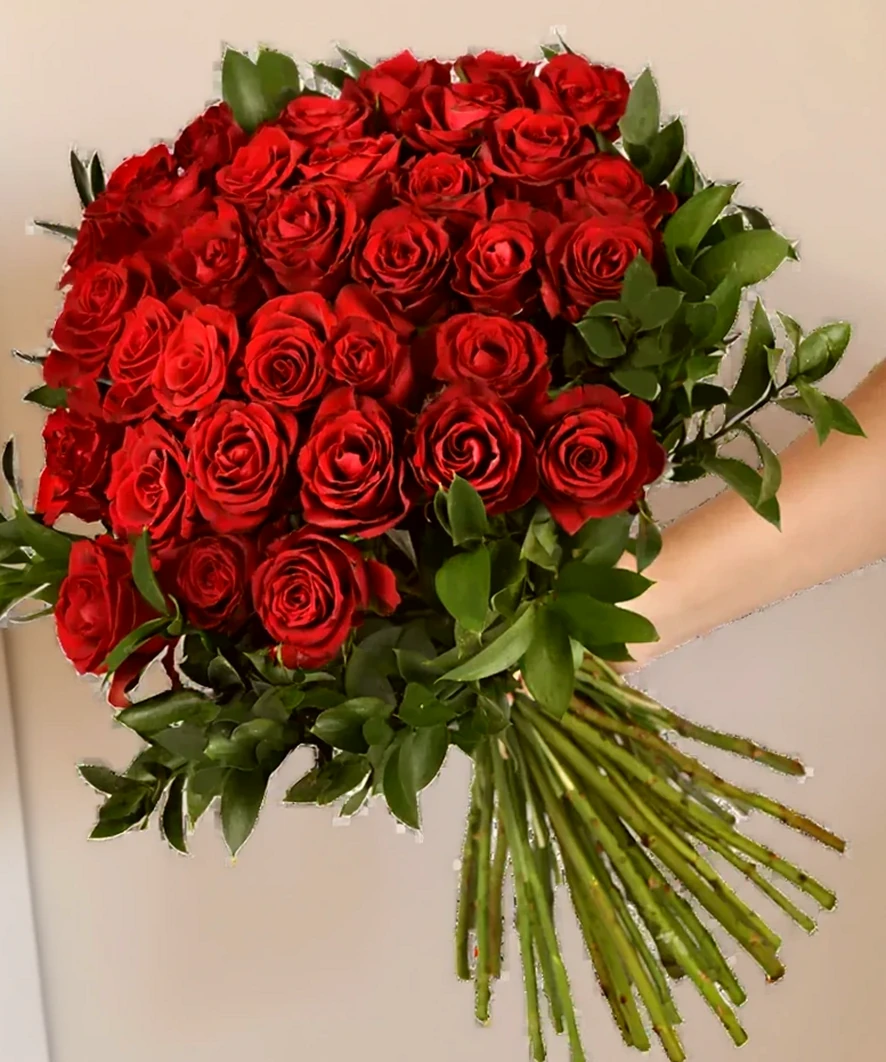 Buquê Paixão Eterna com 36 Rosas Colombianas, imagem ilustrativa